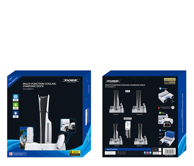Dobe Podstawka ładująco-chłodząca PS5 - 1294657 - zdjęcie 4